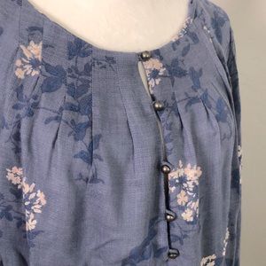 Lucky Brand floral blouse